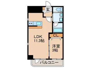 パール香ノ美【3階】の間取り