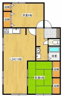 セジュール山口 パート2【2階】の間取り