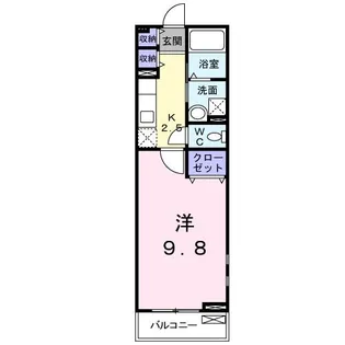 ノワール・リビエールIII【2階】の間取り