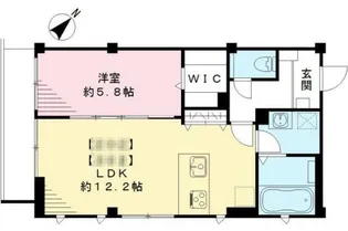 ラシーネ北新宿【3階】の間取り