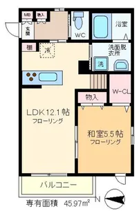 Kiyosumiso【3階】の間取り