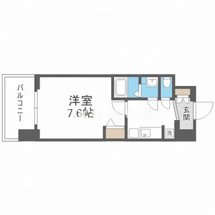 アドバンス大阪城シュアーヴ【2階】の間取り