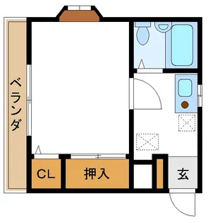 コートユーアイ【3階】の間取り
