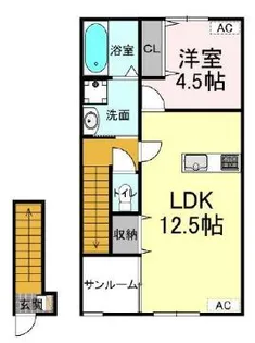 マートル【2階】の間取り