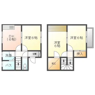 コーポグレイス【1階】の間取り