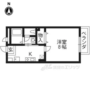 ドマーニ壬生【1階】の間取り