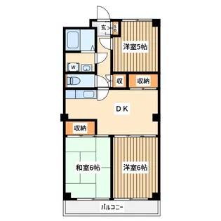 ファミールいまい【2階】の間取り