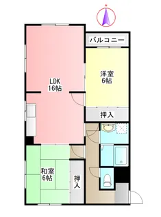 リバーサイド羽島【2階】の間取り