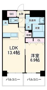 フィラーレ【7階】の間取り