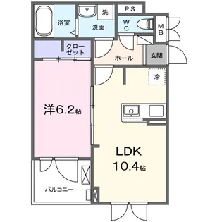 プルメリア【3階】の間取り
