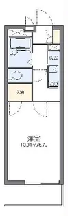 レオパレスアイリス今本町通【3階】の間取り
