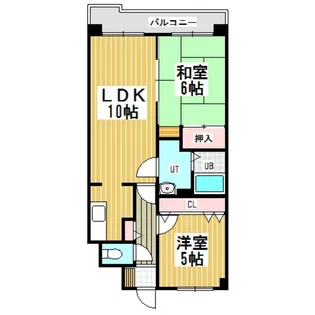 ティアラ高砂ハイツ【1階】の間取り