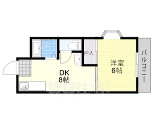 グランドール住吉【2階】の間取り