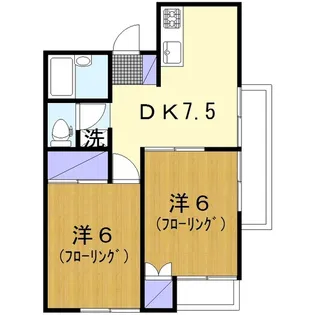 インペリアル瀬谷【2階】の間取り