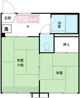 セイハイツ【2階】の間取り