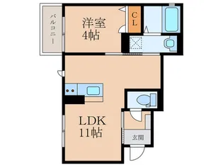 La gracieuse C棟【1階】の間取り