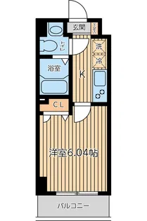 CITY SPIRE 上池台【4階】の間取り