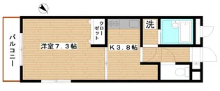 アヴァンセ桜台【4階】の間取り