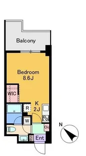 クレド新横浜【6階】の間取り