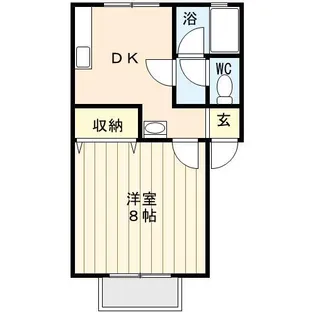 ピノキオC棟【1階】の間取り