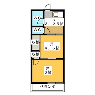 東京都三鷹市上連雀9【アパート】の間取り