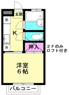 コーポウィング【2階】の間取り