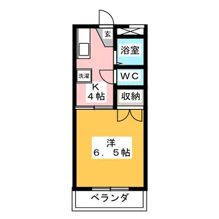 フォレステージ植田【2階】の間取り