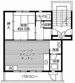 ビレッジハウス結城第二1号棟【3階】の間取り