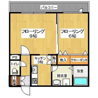 1LDKの間取り画像