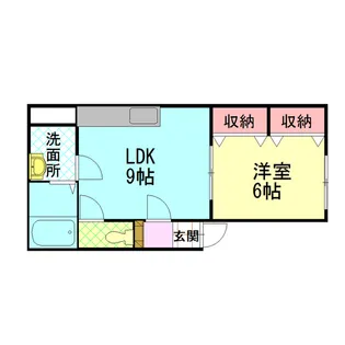 サンシティ古府【2階】の間取り