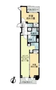 プレセダン石神井公園【8階】の間取り