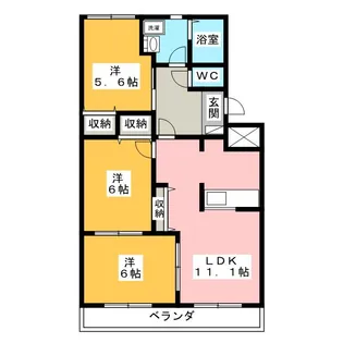 ファミール【2階】の間取り