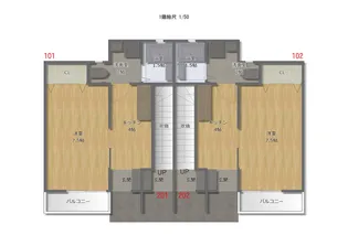 アクシア西鹿島I棟【1階】の間取り