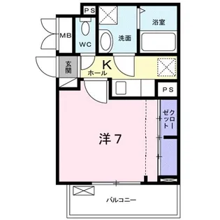 プログレス F II番館【2階】の間取り