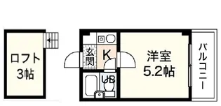 メゾンナカノ【2階】の間取り