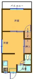 池田ハイツ【1階】の間取り