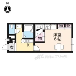 レオパレスヤングフォレストB【2階】の間取り