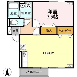 ヴィラージュ桂I棟の間取り