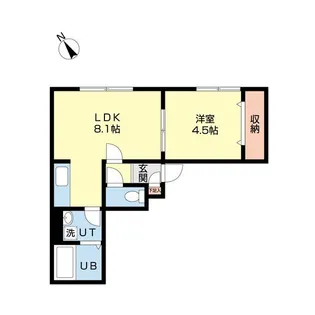 コムズ本町II【3階】の間取り
