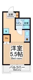 コスモヒロ南台【3階】の間取り