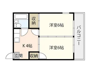 広島県広島市西区横川町2【マンション】の間取り
