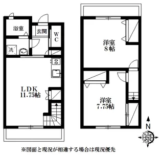 アルモニーア Aの間取り