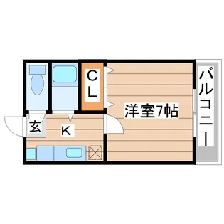 メゾン・ド・ゴール【3階】の間取り