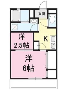 アーバン上大川前【1階】の間取り