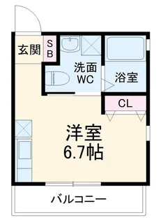 タマパレス【2階】の間取り