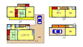茨城県つくば市高見原2【一戸建】の間取り