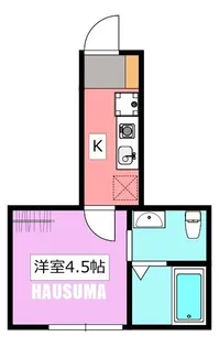 東京都北区神谷3【アパート】の間取り