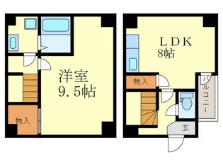 アルカス千本通の間取り