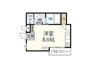 CLOVER NAGATSUKA【1階】の間取り