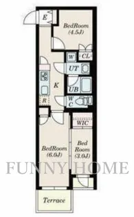 東京都世田谷区太子堂2【マンション】の間取り